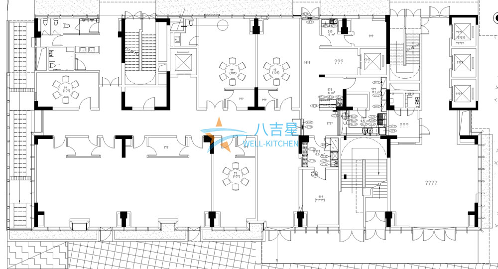 京廣協(xié)同創(chuàng  )新中心首層廚房工程設計圖