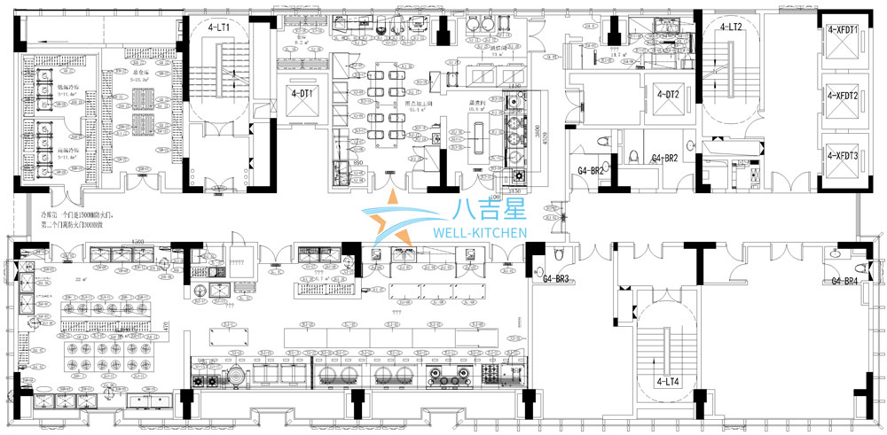 京廣協(xié)同創(chuàng  )新中心二層廚房工程設計圖