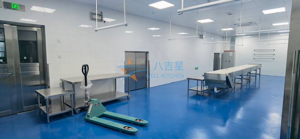 珠海高華城市服務(wù)配送中心快餐打包流水線(xiàn)