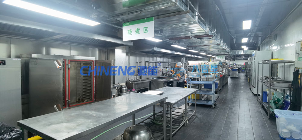 某大學(xué)第五食堂廚房工程蒸煮區
