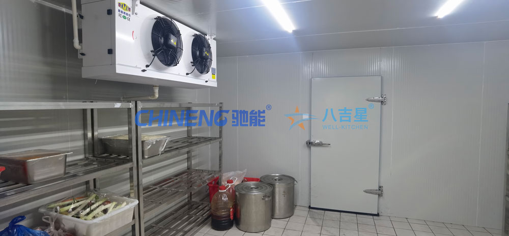 某大學(xué)第五食堂廚房工程 冷庫冷凍區